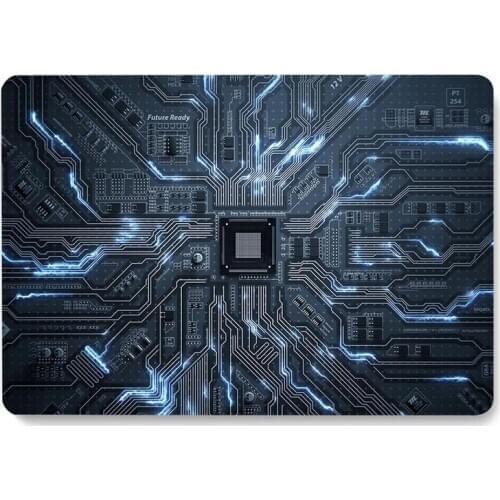 Chip Circuit Cpu Processor Pattern Laptop Case For Apple MacBook Pro Retina Air 11 12 13.3 15.4 inch new Pro cover shell