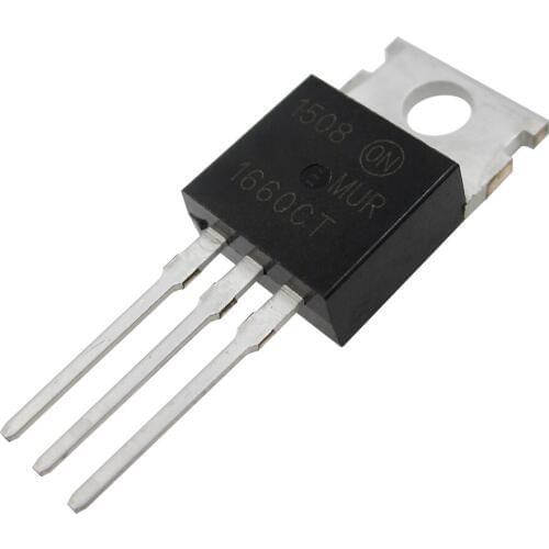 20pcs/lot MUR1660CT fast recovery diode U1660 line TO-220 600V 16A new