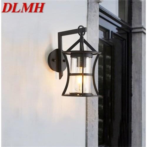 DLMH Outdoor Classical Wall Lamp LED Light Waterproof IP65 Sconces For Home Porch Villa Decoration