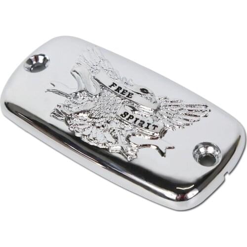 For Honda Valkyrie Goldwing 1800 2001-2012 VTX 1800 2002-2011 Front Billet Brake Master Cylinder Fluid Reservoir Cover Oil Cap