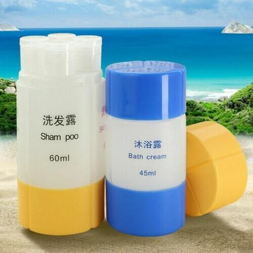 45/60ml Empty Travel Plastic Bottle Cosmetics Shampoo Bottle Mini Container