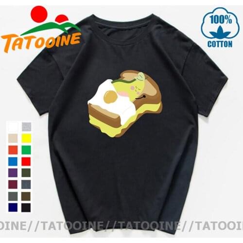 Tatooine New Anime Funny Avocado Toast T shirt men Wonderful Breakfast Omelette Avocados T-shirt Boys Heathy Fruit Food Tee Tops