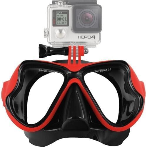 Go Pro Diving Mask Sports Swimming Dive Scuba Glasses for GoPro Hero 4 Session 3+ SJCAM SJ4000/SJ7000 FOR XiaoMi Yi FOR SONY AE