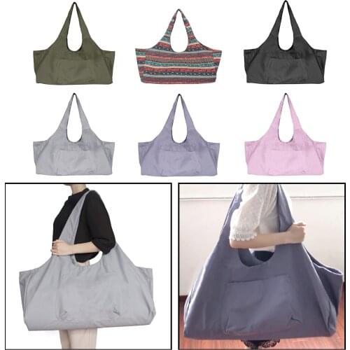 Canvas Yoga Mat Bag for Men Training Sport Gymtas Travel Carry On Camping Heavy Tool Duffle Garbage Backpack Mylar Camera