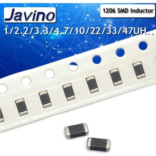 1206 SMD inductance 10% 1/2.2/3.3/4.7/10/22/33/47/100uh 3.2MM*16MM