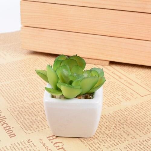Artificial plant succulent mini plastic pot artificial flower decoration bonsai ornaments artificial flower small potted plant