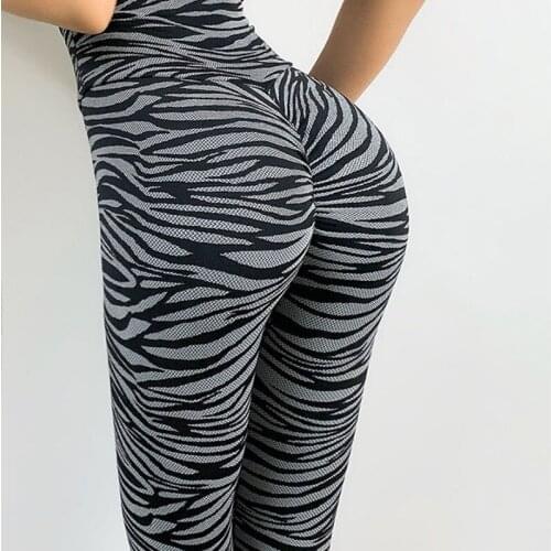 Fashion Print Leggings Women Sexy Sports High Waist Push Up Tight Sweatpant Fitness Jogging Training Athletic Legging