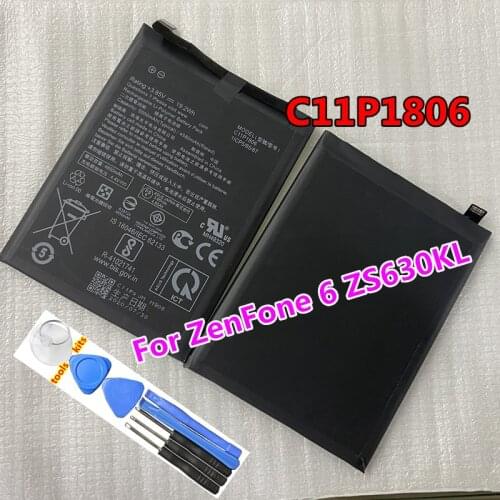 New Original High Quality 5000mAh C11P1806 Battery For Asus ZenFone 6 ZS630KL Batteries