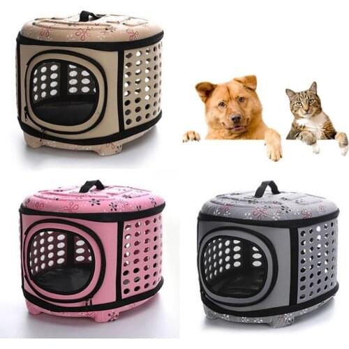 Travel Outdoor Portable Folding Pet Dog Carrier Breathable Tote Shoulder Bag Dog accessories Mascotas Suministros para perros