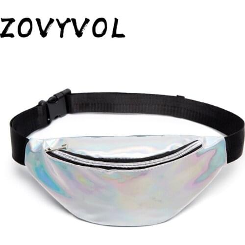 ZOVYVOL fanny pack for women Women Waist Bag Fanny Pack Running Zip Belt Money Pouch Holiday Bag mermaid sequin bag