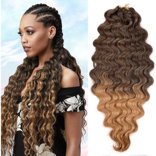Silike Pre-feathered Hybrid Wave Braids 3x Body Wave 28" Synthetic Hair Extensions For Bulk Brading Hair