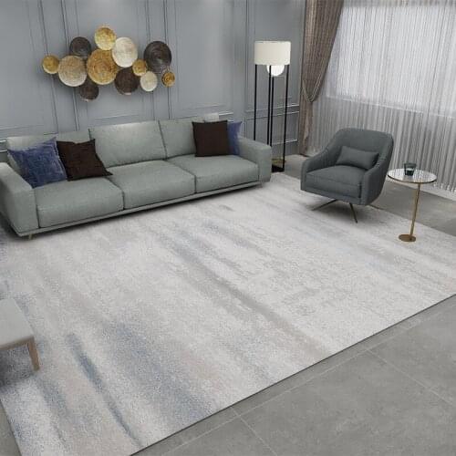 Simple rectangular carpet home living room sofa carpet floor mats indoor can be covered with decorative non-slip soft carpet bed