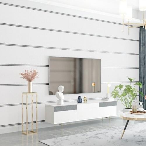 Simple Modern Striped Wallpaper Marble Washable 3d Fine Leather Pattern Nonwoven Wallpaper Living Room Papel De Parede