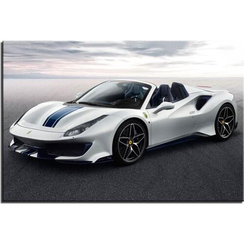 Super Car 488 Poster and Prints Canvas DIY Frame Painting Wall Art Decoration Wall Pictures For Living Room