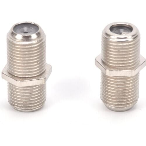10 Pack F Type Coupler Adapter Connector Female F/F Jack RG6 Coax Coaxial Cable