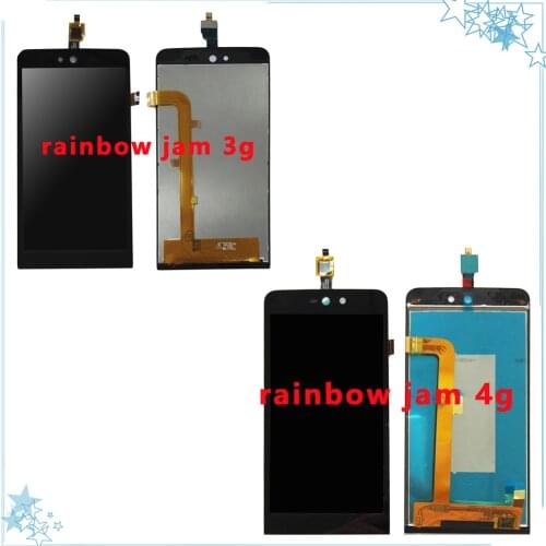 5.0" For WIKO Rainbow jam 3G 4G LCD Display With Touch Screen Digitizer Glass Panel Assembly Replacement Phone Part