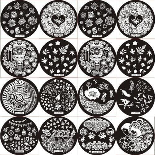 108Styles 108Pcs/lot Nail Art Stamp Stamping Image Plate hehe001-108 Stainless Steel Nail Template Manicure Stencil Tools, ER141