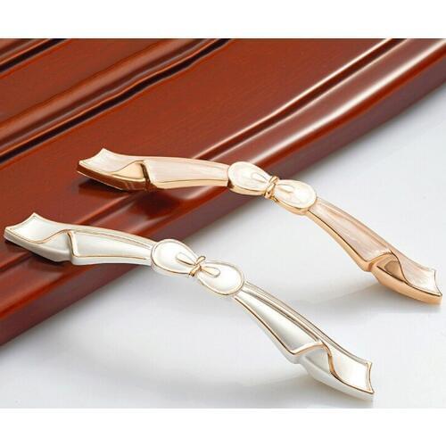 96/128MM Zinc Alloy Door Drawer Cabinet Wardrobe Cupboard Bookcase Pull Handle Knobs Furniture Hardware Handle