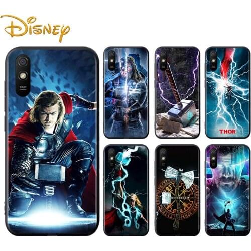Thor marvel hero for Xiaomi Redmi 10X Pro 9C 9A 9I 9T 9 GO K30S Ultra K20 8 7 S2 6 5 4X Pro Soft Black Phone Case