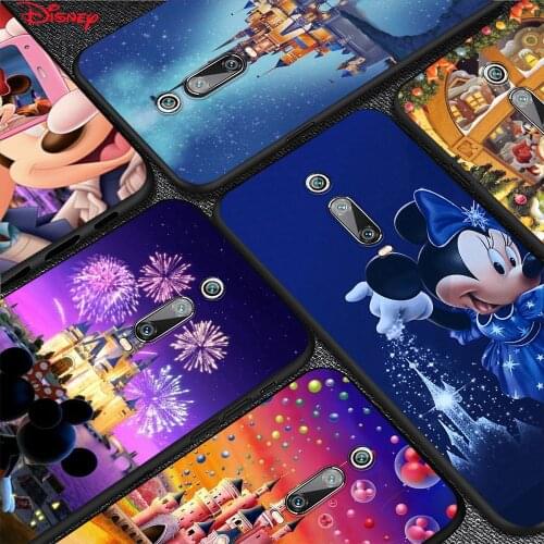 Disney Mickey Castle Silicone Cover For Xiaomi Redmi 9T 9 9C 9A 9AT 9i 8 8A 7 6 Pro 7A 6A 5 5A 4X Plus Phone Case