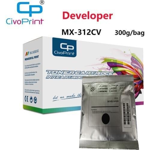 Civoprint 300g/bag compatible developer MX312CV for sharp copier 261/311/2608/MX-M260/M310/M264/M314/M354