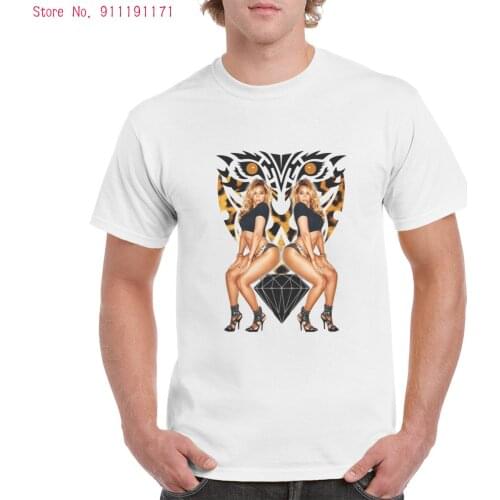 Sexy Beyonce Mirror T-Shirt Unisex Trending Popular 90S Owl Diamond graphic TShirt Leopard 100% Cotton Oversized Top Female/Man