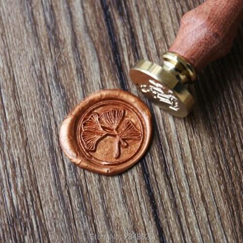 Gingko Wax Seal Stamp, Vintage wedding stamp gift, sealing decor, invitation seals,Scrapbooking stamp,wedding decor