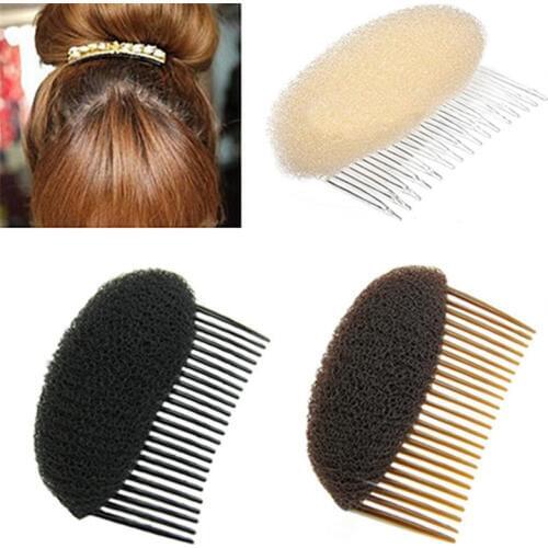 White/Black/Coffee Combs Women Fashion Women Hair Combs Ornaments Hair Bun Maker Braid DIY Tool Hair Accessories Wholesale 2021