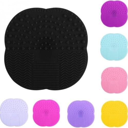 Brush Cleaner Mat Washing Tools for Cosmetic Make up Eyebrow Brushes Cleaning Pad Scrubber Board Makeup Clean