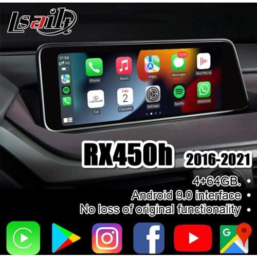 Lsailt Android 9.0 Carplay/ Android video interface for RX300 RX350 2020 with Netflix , Waze , Youtube,Carplay LX570 RX450n