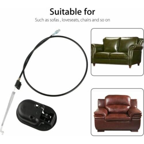 Metal Sofa Recliner Release Handle Pressure Bar Pull Cable Chair Switch Wire 96cm Car Recliner Handle Pressure Replacement Cable
