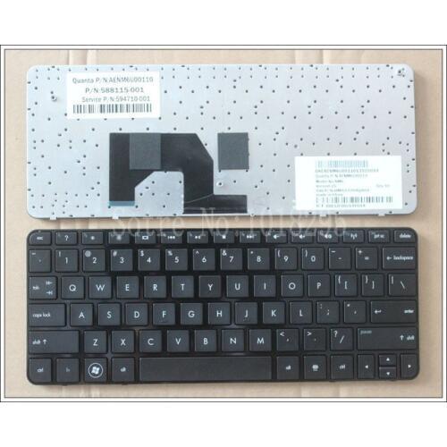 NEW 587829-001 590526-001 594706-001 588115-001 For Hp Mini 210-1000 210t-1000 210-1000vt 2102 US black laptop keyboard