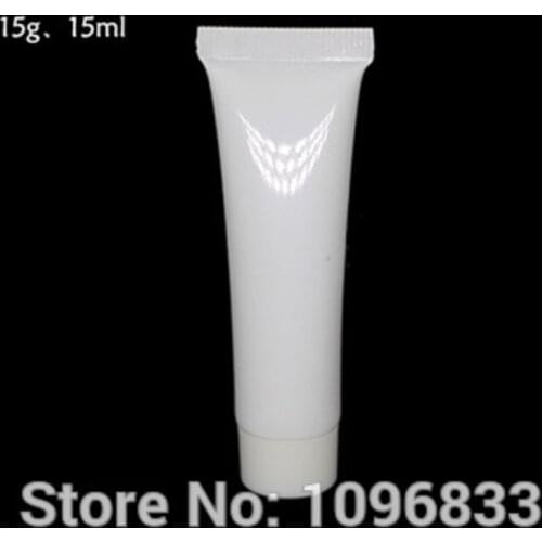 15G 15ML Plastic Soft Tube Bottles, Cosmetic Cream Soft Tubes, Medical Gel Tubes, Hand Cream Packing Tubes Bottles,100pc/Lot