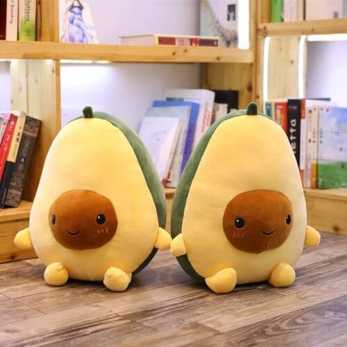 30/40/60CM Avocado Family Plush Toy Shy Figured Baby Green Fruit Plant Plushie Squishy Toys Props Kids Gift