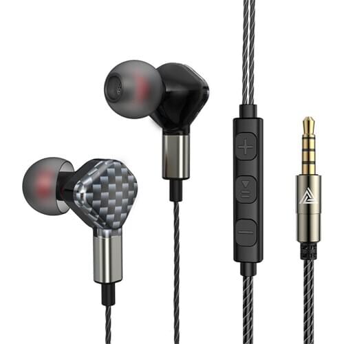 QKZ SK2 3.5mm In Ear Earphone Bass Subwoofer Earphone HIFI DJ Monito Running Sport Earphone Headset Earbud
