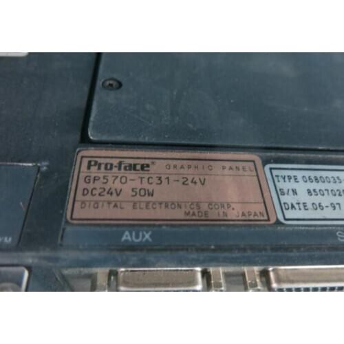 Touch screen GP570-TC31-24V , 90% appearance new ; 3 months warranty ; in stock, please inquiry before ordering