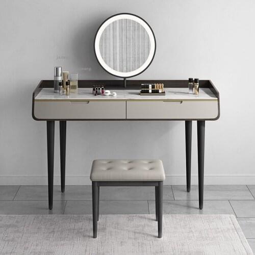 Nordic Leather Living Room Stool Bedroom Furniture Dressing Chairs Modern Minimalist Kitchen Coffee Hotel Chair Makeup Ottomans