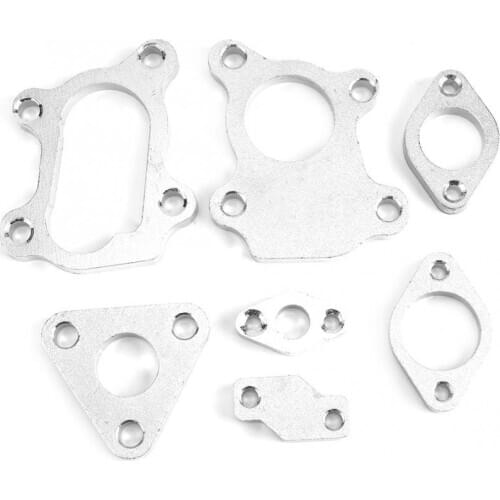 7 PCS Turbocharge Turbo Flanges Complete Set Fits for RHB31 VZ21 supercharger electric turbine