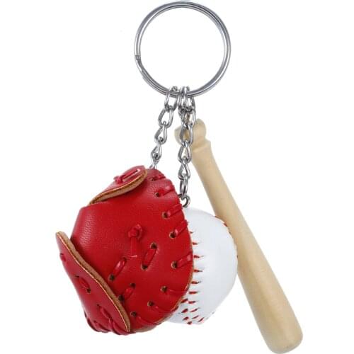 Creative Baseball Keychain Bag Pendant Baseball Fan Supplies Gifts Sports Souvenirs Fun Holiday Jewelry Gifts