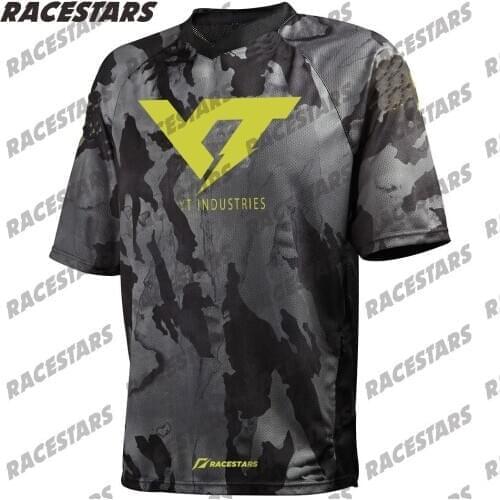 YT Enduro Motocross Gear Motorcycle MX Maillot Ciclismo Hombre MTB Jersey DH Downhill Mountain Jersey Bike Racing Cycling Jersey