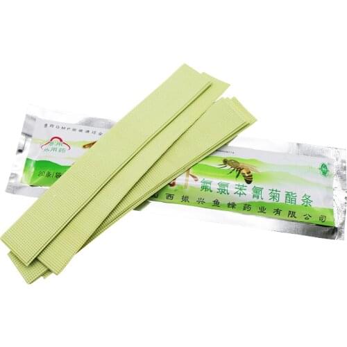 1 Pack Acaricide Acaricide Against The Bee Mite Strip Beekeeping Medicine Bee Varroa Mite Killer Beekeeping Farm Medicines