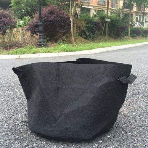 10pieces 5 gallon Non-woven Planting Bag Home Gardening Vegetable Grow Bags trees Flower Pots & Planters 5 gallon