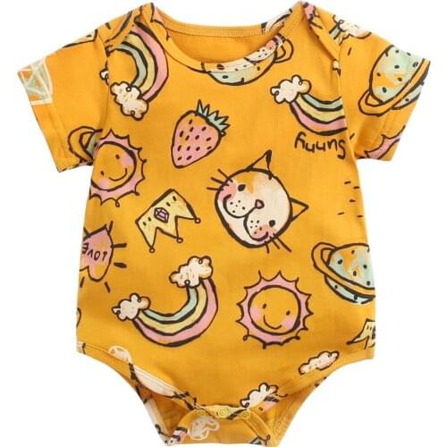 2021 Summer Baby Rompers Infant Girls Boys Unisex Newborn Sleeveless Girls One-pieces Jumpsuit Baby Cotton Soft Clothes Outfits