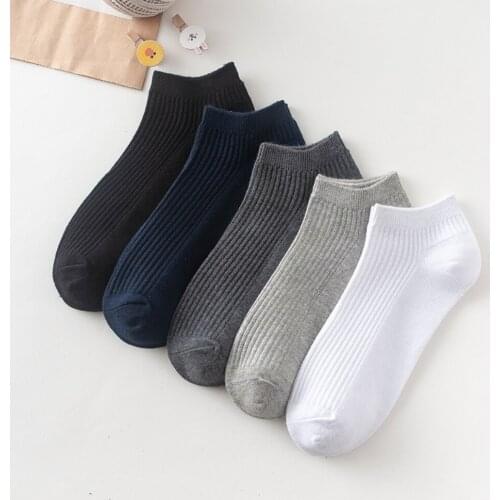 3Pairs/Lot Men Socks Cotton Short Ankle Socks High Quality Summer Winter Business Breathable Male Sock Meias Man Sox Calcetines