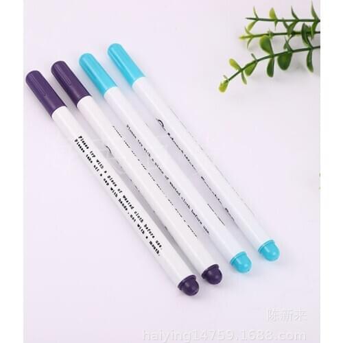 4Pcs Water Soluble Pens DIY Fabric Marker Sewing Tools Cloth Accessories Cross Stitch Water Erasable Pencil Fabric Marking Pen