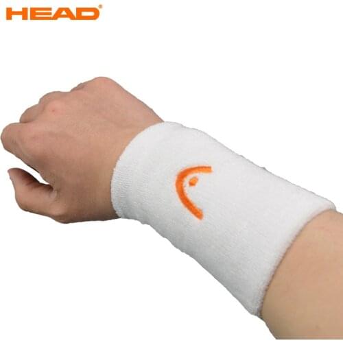 5inch HEAD Sports Bracer Long Wristband Tennis Squash Badminton Basketball Sports Sweat-absorbent Cotton Wristband Head Bracers