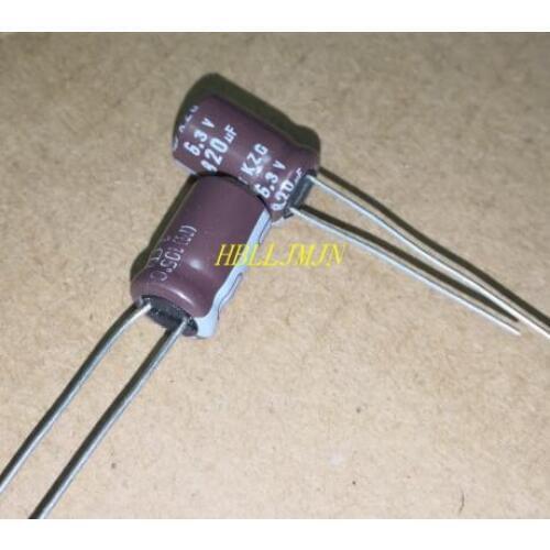 50PCS 820uF 6.3V 6.3V820uF KZG 8x12mm Super Low ESR Motherboard Capacitor 8*12MM