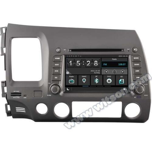 7" Capacitive Touch Screen Car DVD for Honda Civic 2006-2011 (Left Hand Drive) with Tire Pressure Monitoring System Support