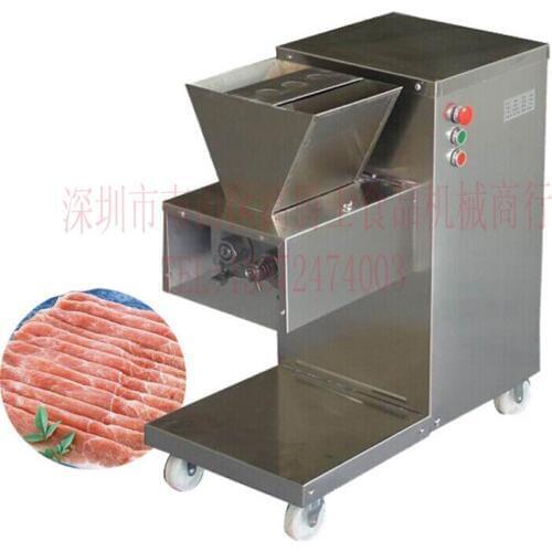 Free shipping sent DHL express Come with two blades QW vertical type Restaurant meat cutter 1 year warranty