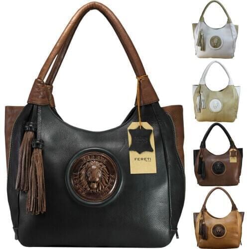 Bolso Lion Handbag Leather Bag Purse Animal Tasche Löwe Sac León Borse Leone L